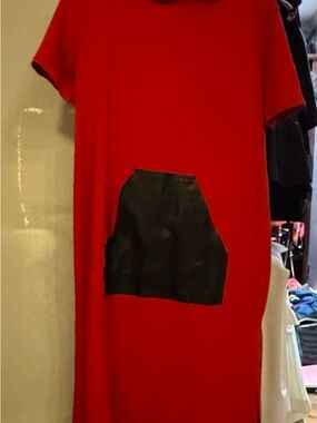 Metamorphoza Long Dress With Hood And Side Slits Size L